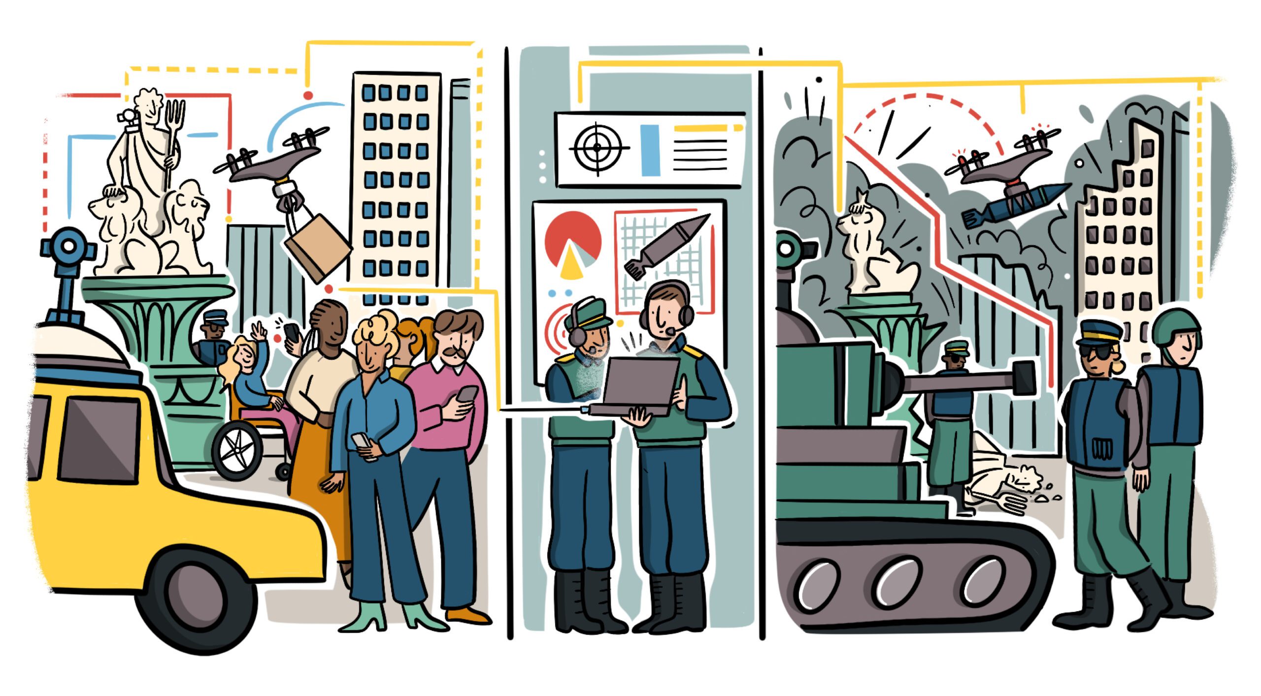 Tech Without Borders — How the Militarization of Tech Threatens People-Centered Security